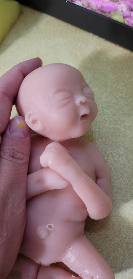 22 week gestational fetus born too soon silicone baby memorial baby