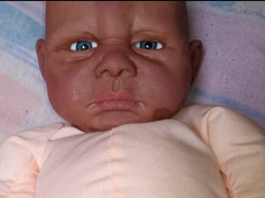 Silicone baby head and limbs by Terry quinn 19"