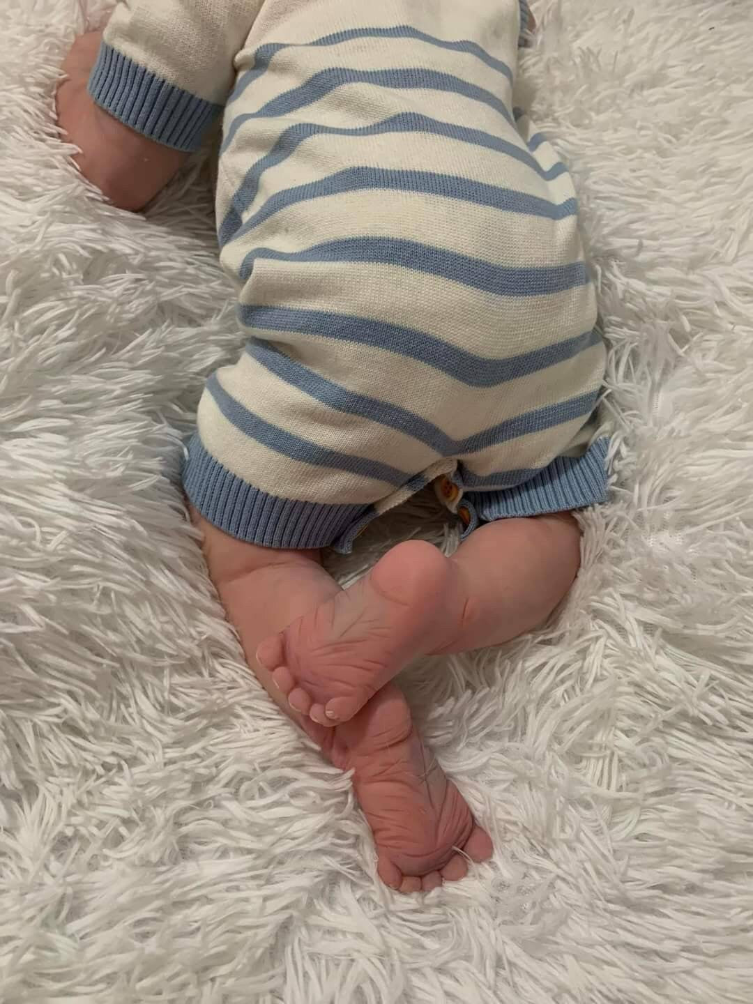 Silicone baby head for cuddle baby demi or with limbs