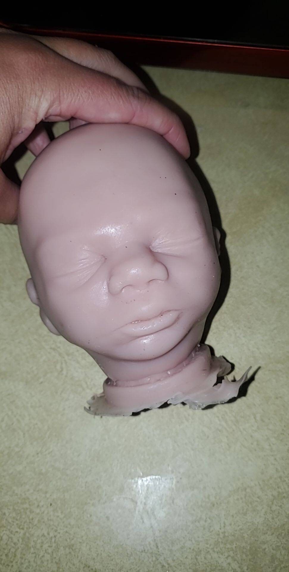 Maisa 17" silicone Baby head for cuddle body
