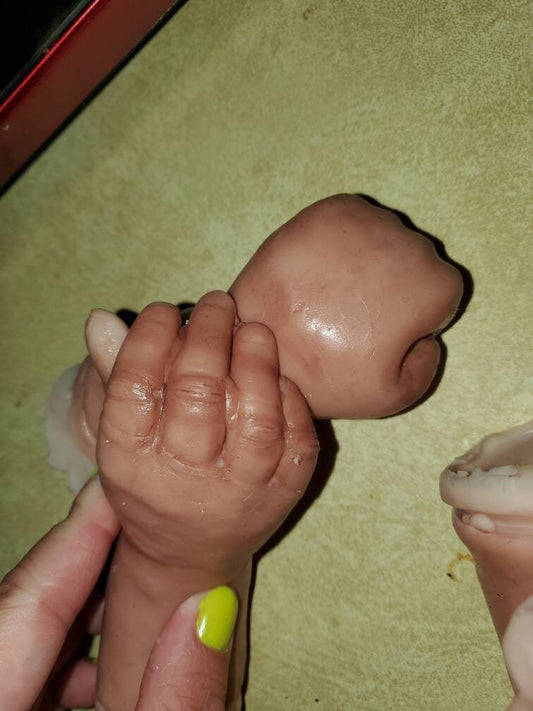 Silicone Baby limbs 1/4 for clothv body Unpainted custom