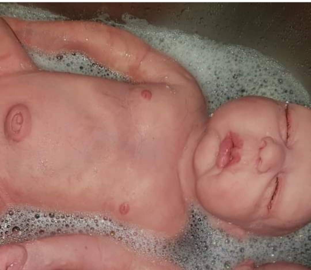 Full body silicone baby 15" preemie boy or girl amy