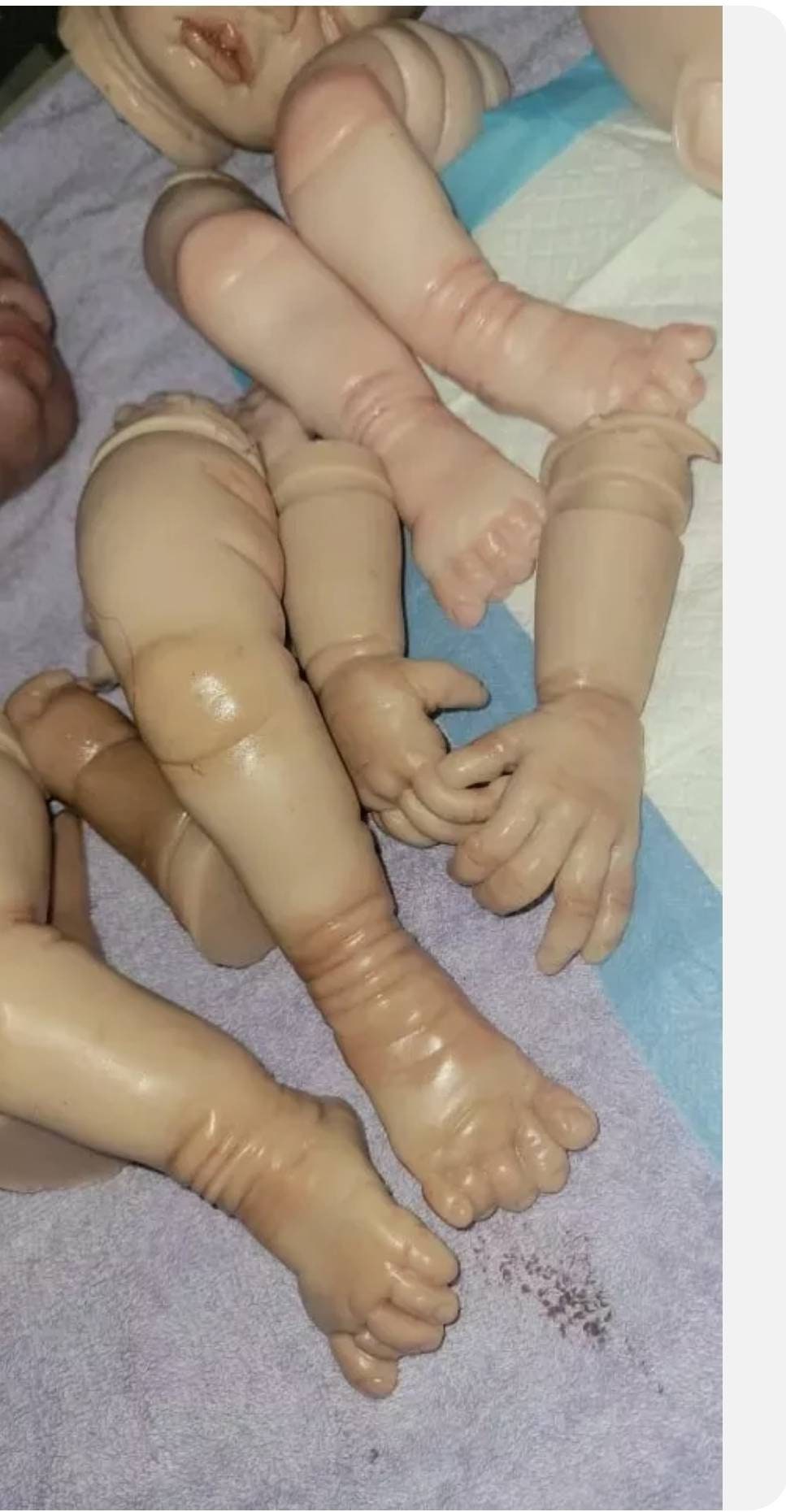Silicone Baby Limbs arms and legs