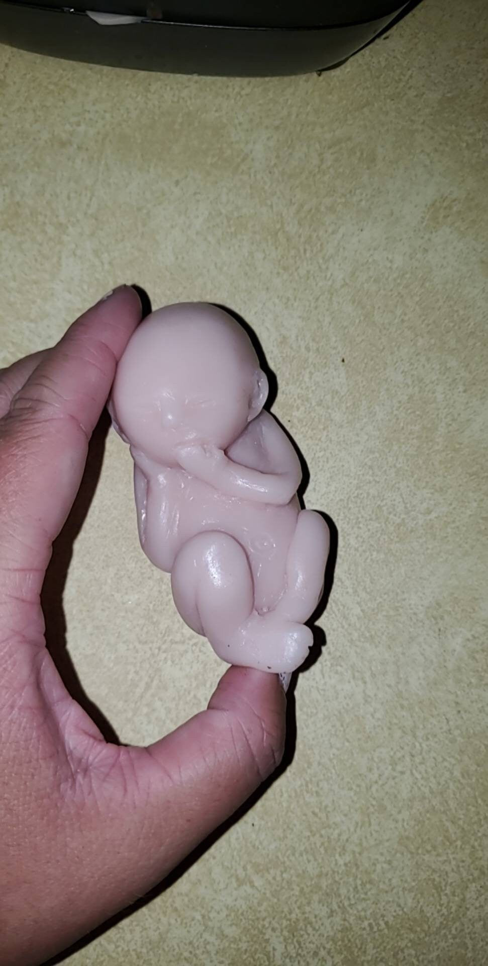20 week gestational fetus memorial silicone baby
