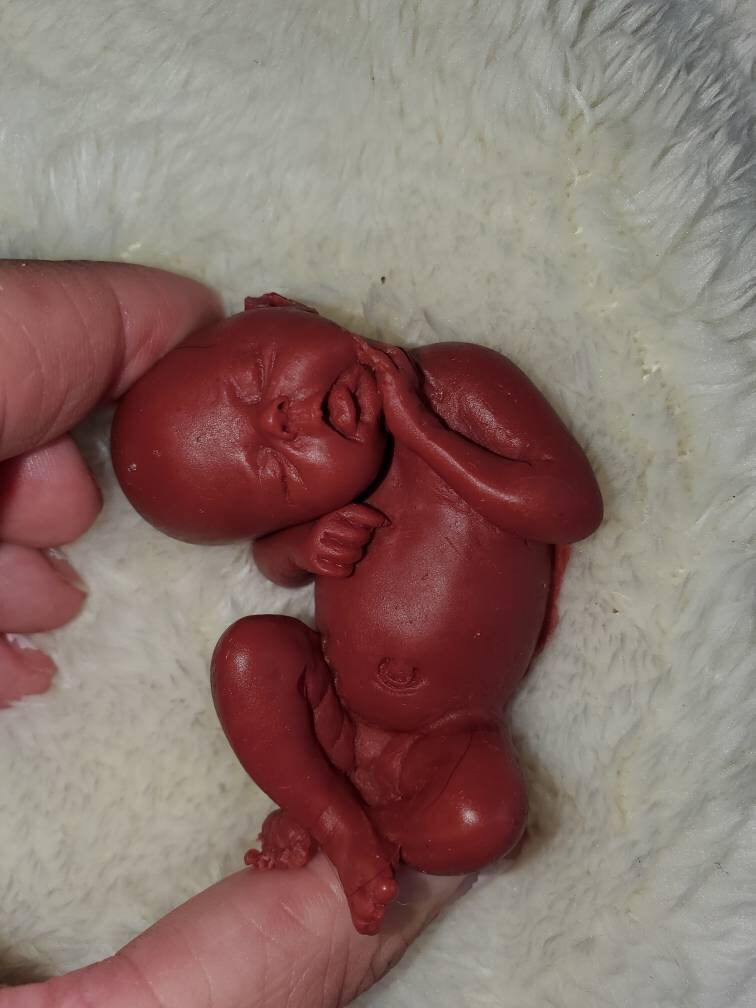 4" silicone Baby cute memorial baby