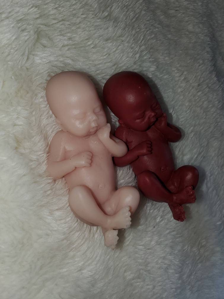 4" silicone Baby cute memorial baby