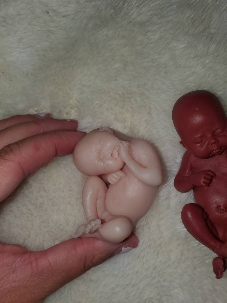 4" silicone Baby cute memorial baby