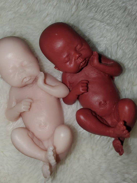 4" silicone Baby cute memorial baby