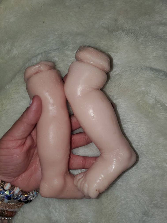 Silicone baby limbs for 15"-16" silicone cloth body baby blank