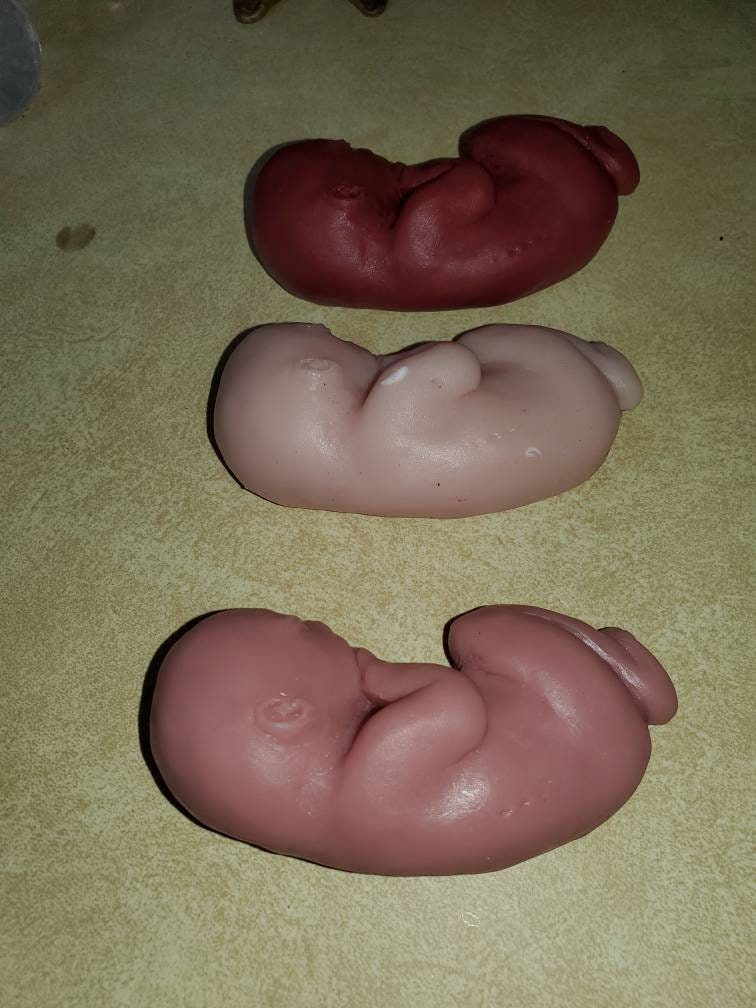 20 week gestational fetus memorial silicone baby