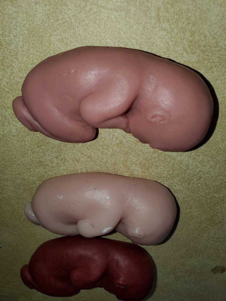 20 week gestational fetus memorial silicone baby