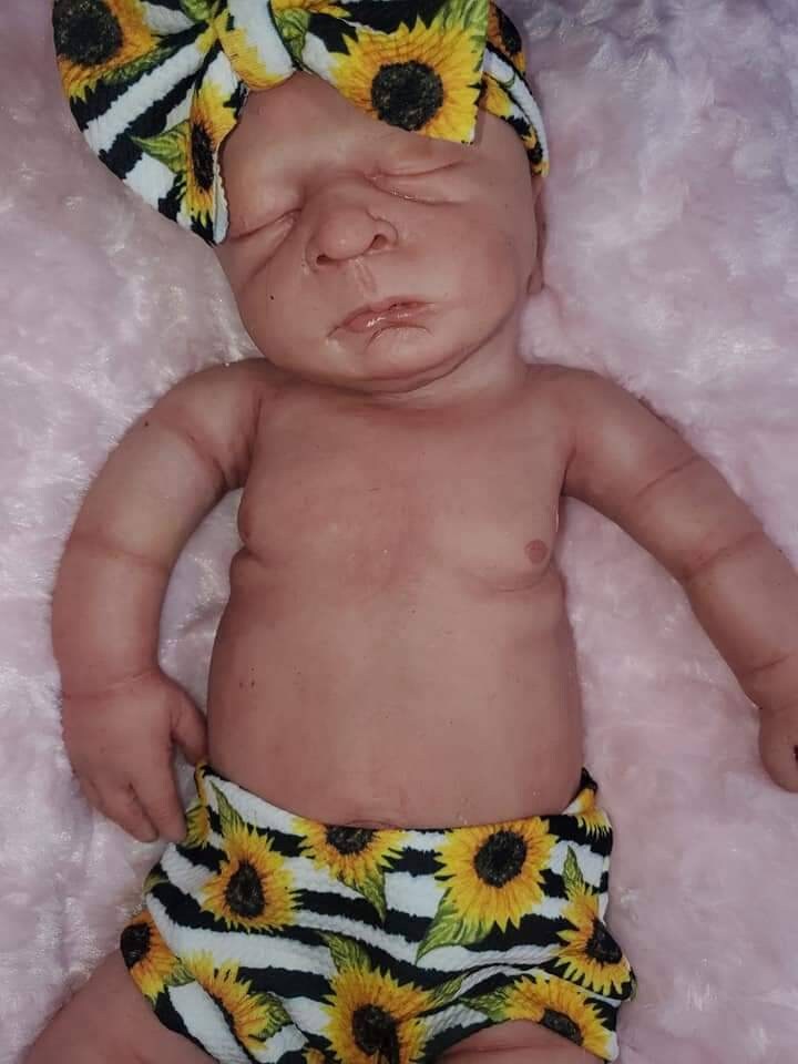 Full Body Silicone Baby remmy 21" can be boy or girl boo boo baby