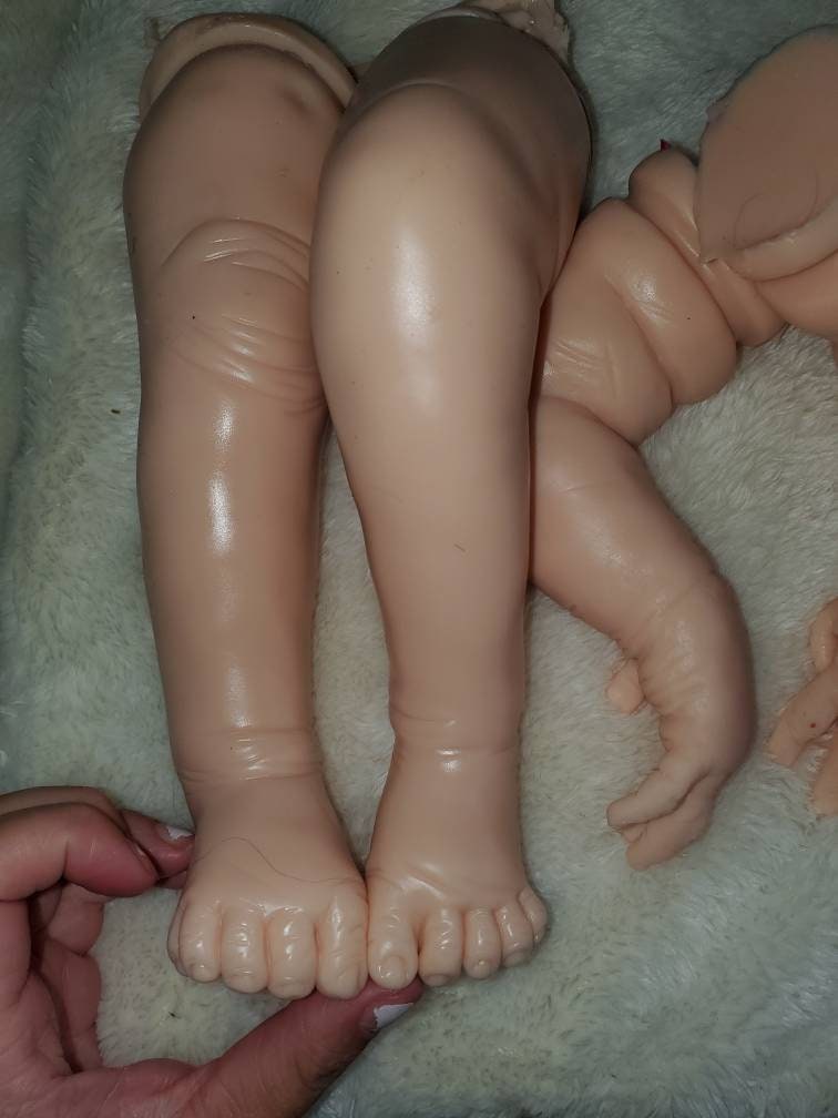 Full silicone baby limbs for cloth body silicone baby unpainted blank kit
