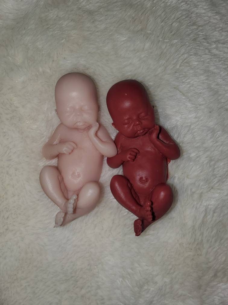 4" silicone Baby cute memorial baby