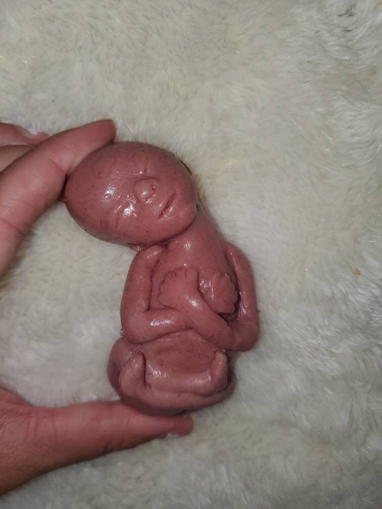 20 week Gestational silicone fetus baby memorial