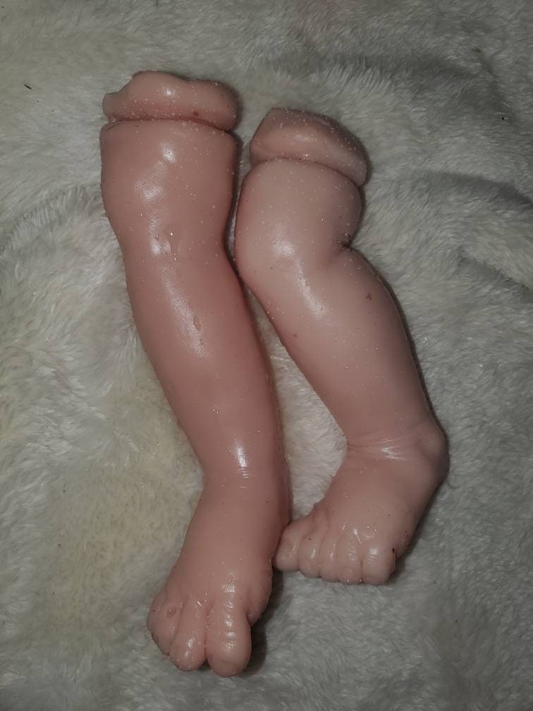 Silicone baby limbs for 15"-16" silicone cloth body baby blank