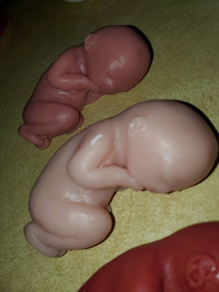 20 week gestational fetus memorial silicone baby