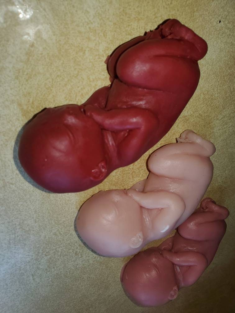 20 week gestational fetus memorial silicone baby