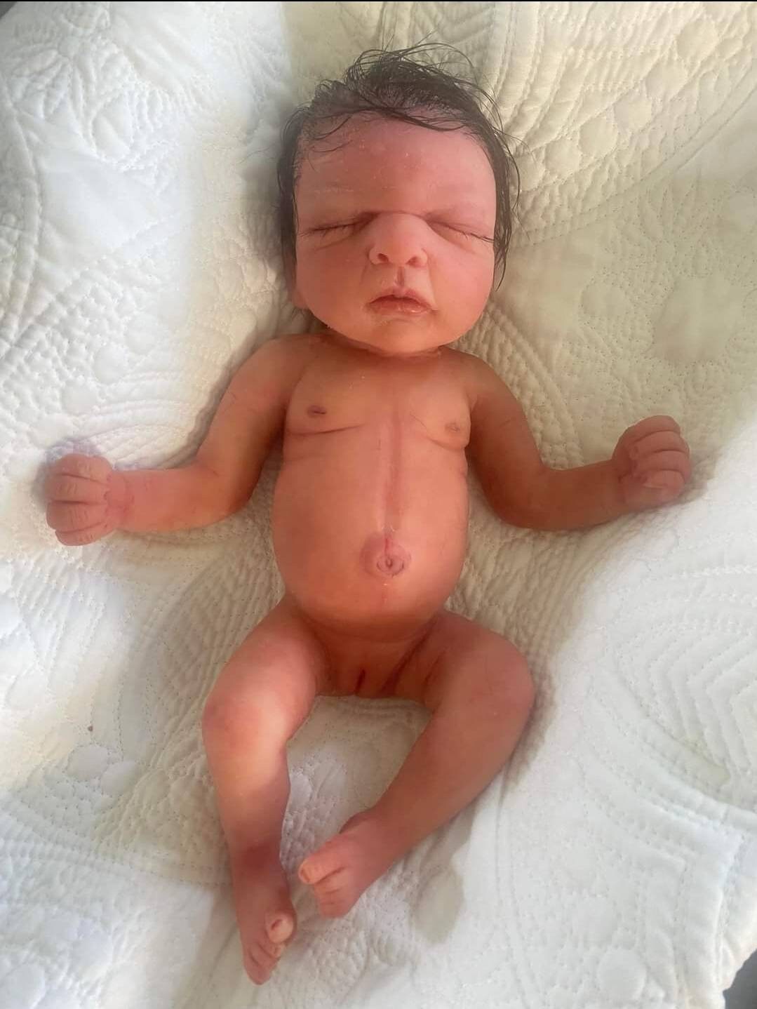 11" full Body silicone baby girl preemie baby "Bailey