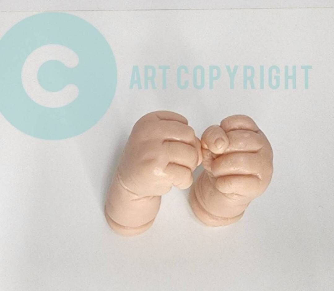 Silicone baby limbs partial limbs closed hands newborn