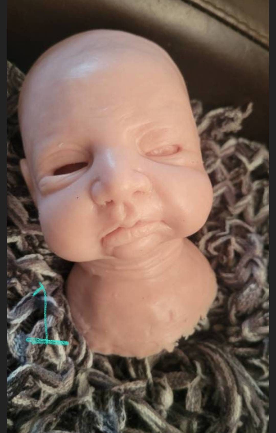 Silicone baby head and limbs you choose head
