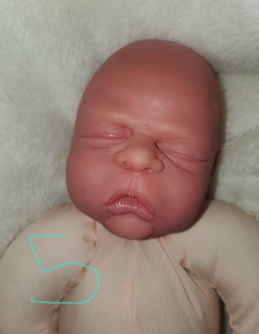 Silicone baby head and limbs you choose head