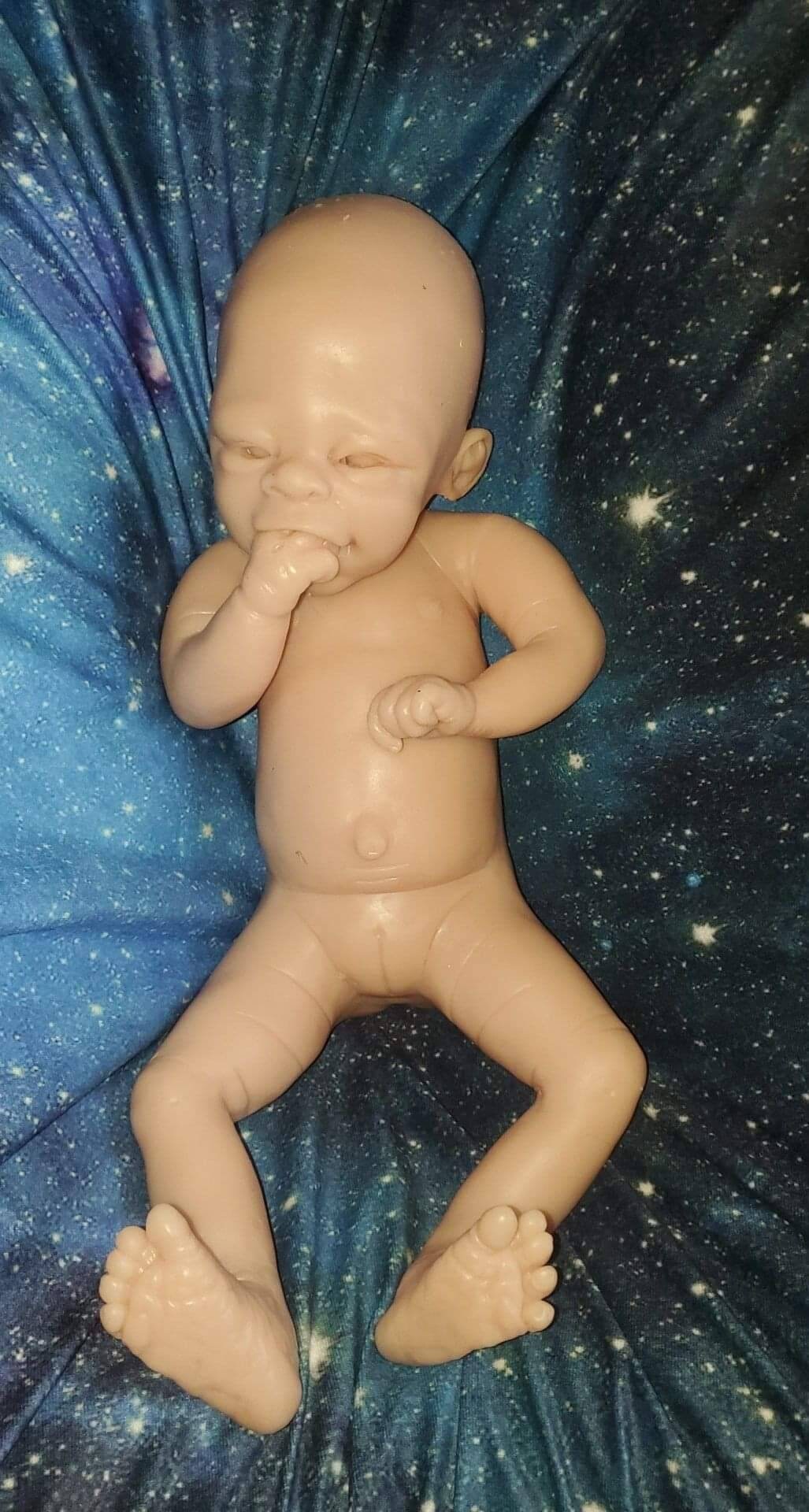 Full body silicone baby 21" happy face fae