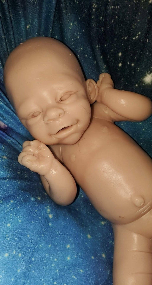 Full body silicone baby 21" happy face fae