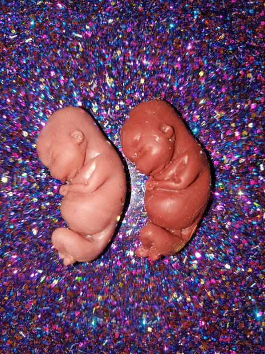 10 or 11 week gestational fetus silicone baby
