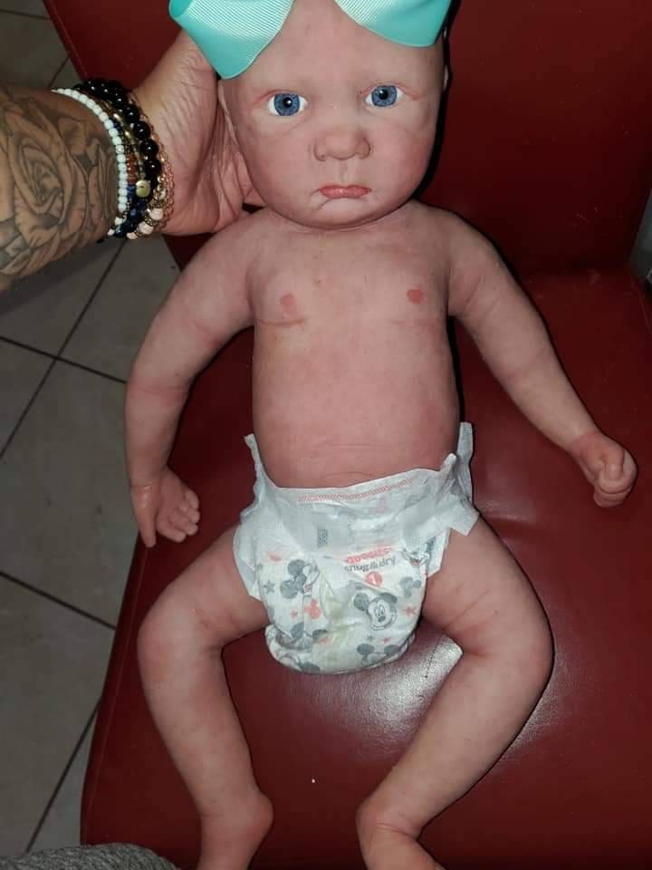 Full Body silicone baby doll toddler 24" 6 month old "Adele" can be boy or girl