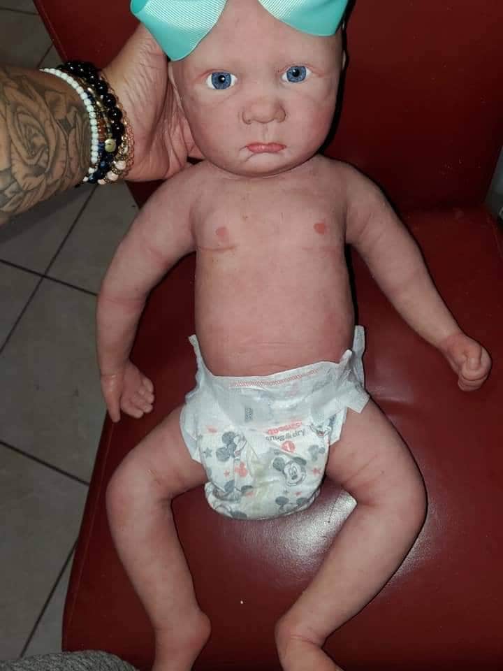 Full Body silicone baby toddler 24" 6 month old "Adele" Melissa mccrory