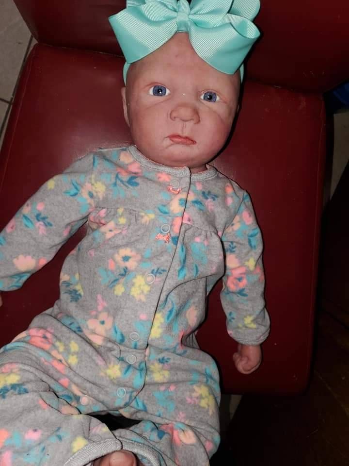 Full Body silicone baby toddler 24" 6 month old "Adele" Melissa mccrory
