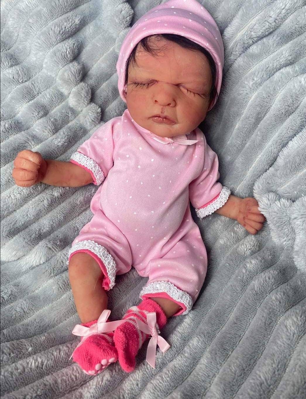 11" full Body silicone baby girl preemie baby "Bailey