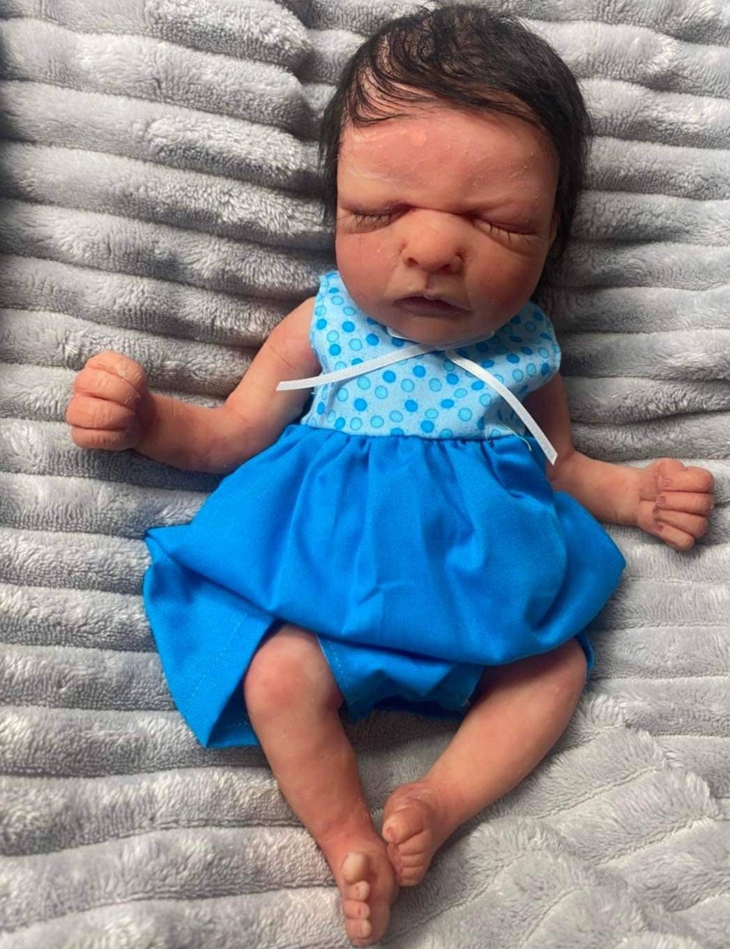11" full Body silicone baby girl preemie baby "Bailey