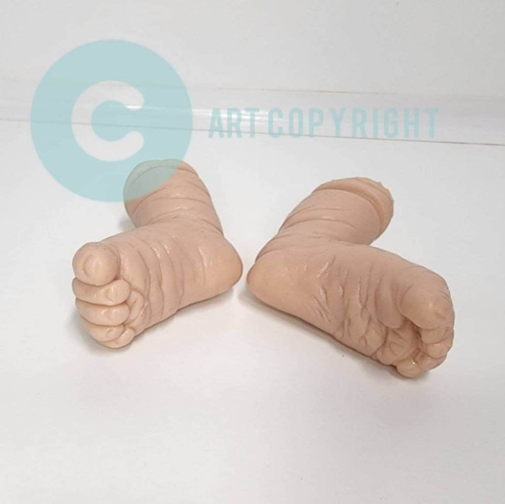 Silicone baby head and silicone baby limbs 20" Newborn blank or painted