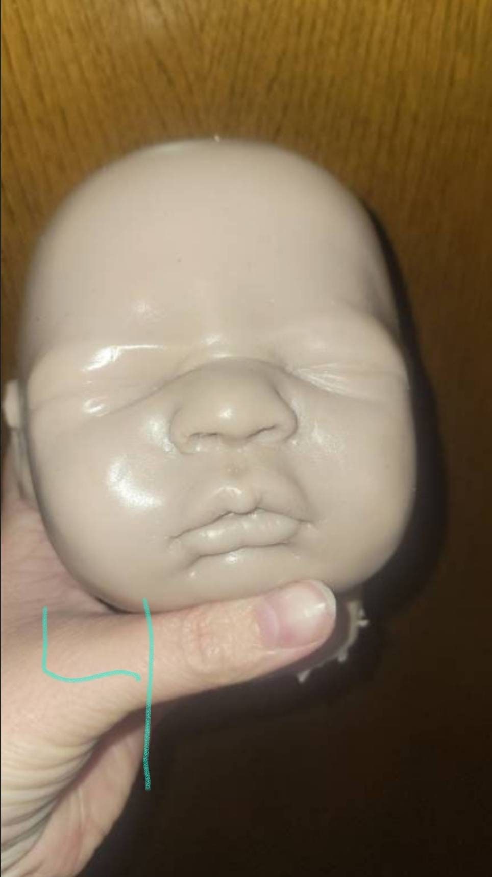 Silicone baby head and limbs you choose head