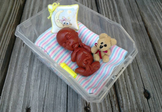 14 week gestation fetus memorial silicone baby keepsake