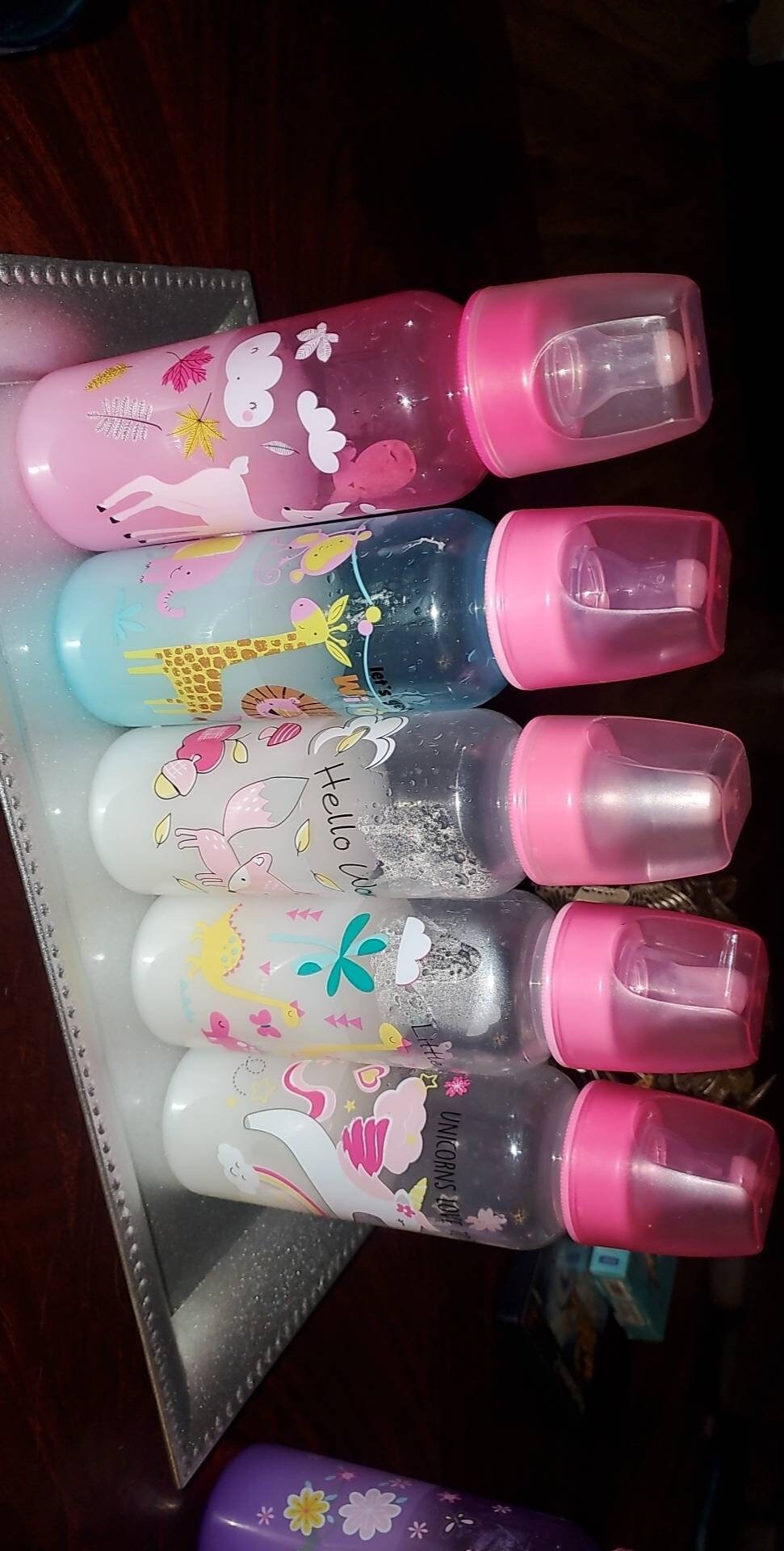 Reborn baby Sealed nipples reborn milk fake bottle (1) bottles