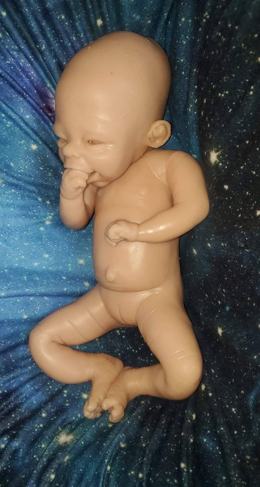 Full body silicone baby 21" happy face fae