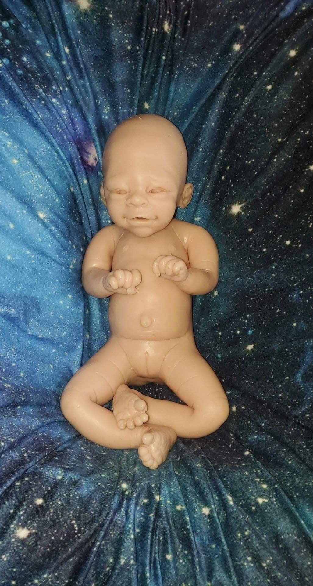Full body silicone baby 21" happy face fae