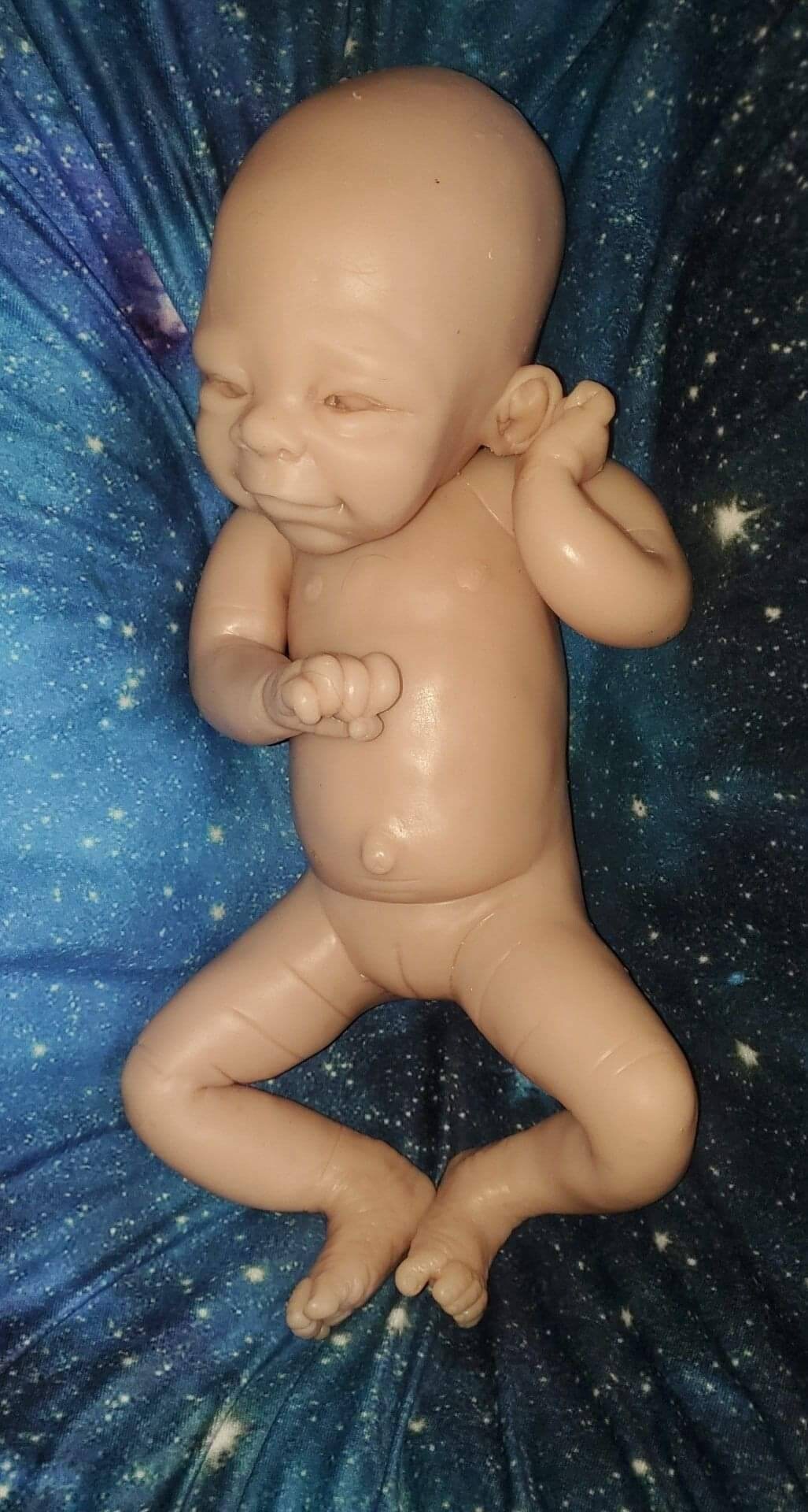 Full body silicone baby 21" happy face fae