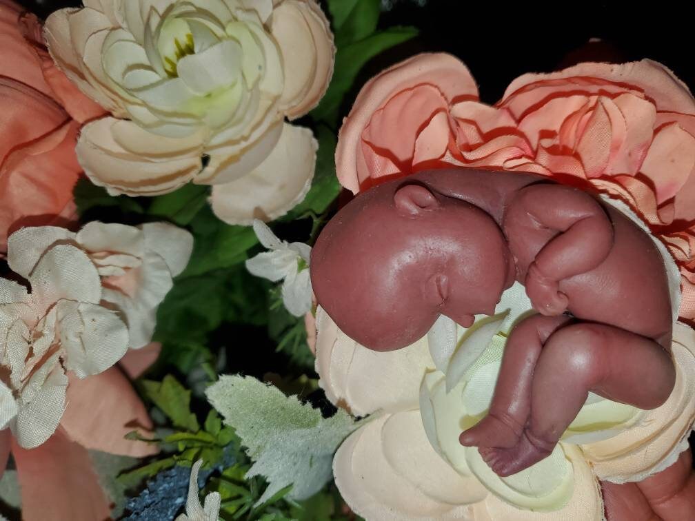 18 week gestational silicone fetus memorial baby