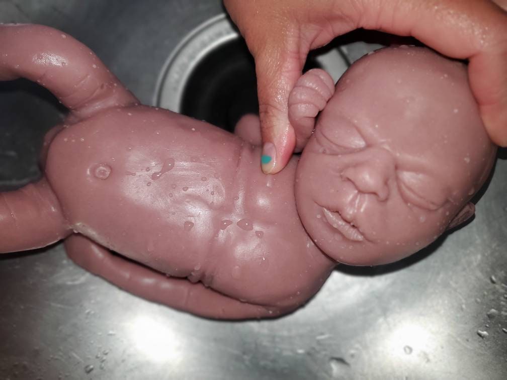 Full Body Silicone baby girl 13" preemie josie