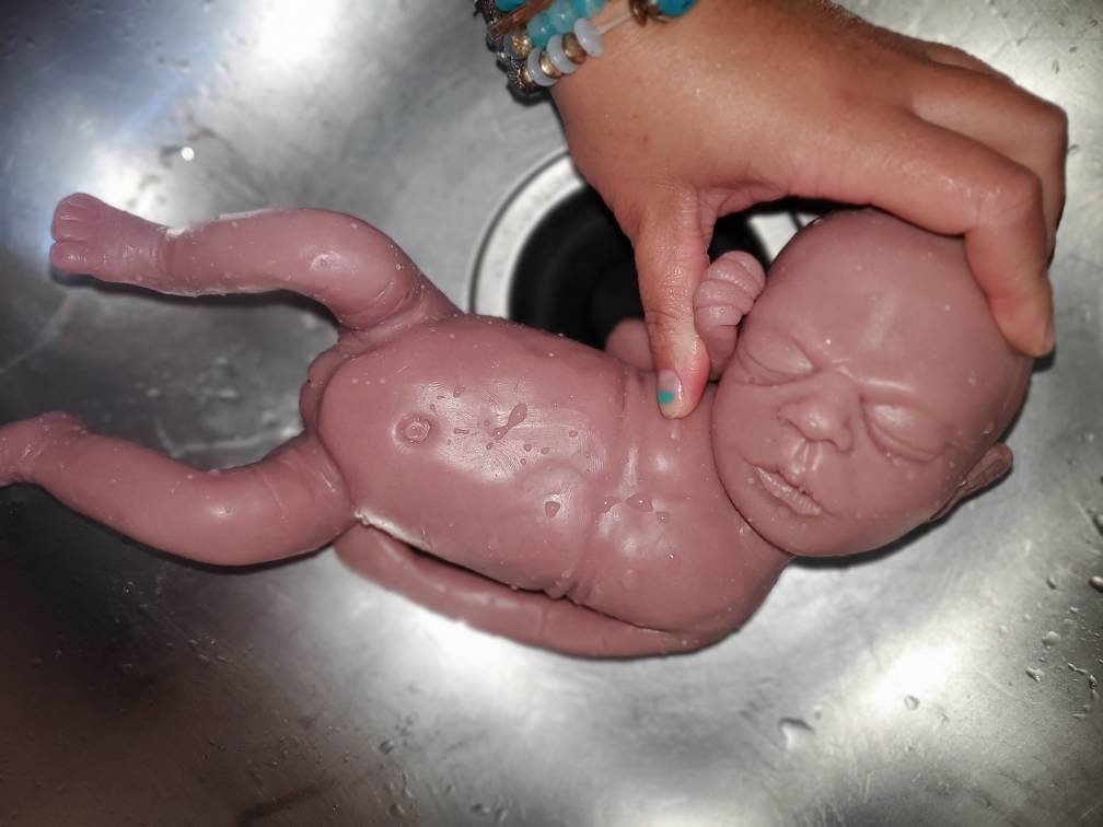 Full Body Silicone baby girl 13" preemie josie