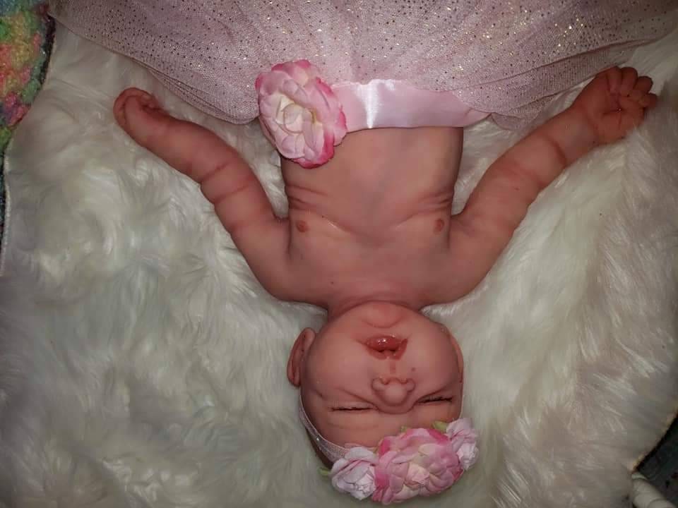 Full Body Silicone Baby Girl 18" Cassie mae