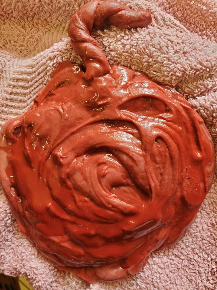 Silicone placenta and umbilical cord for silicone baby newborn baby size