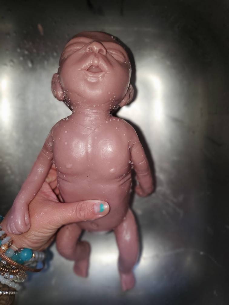 Full Body Silicone baby girl 13" preemie josie