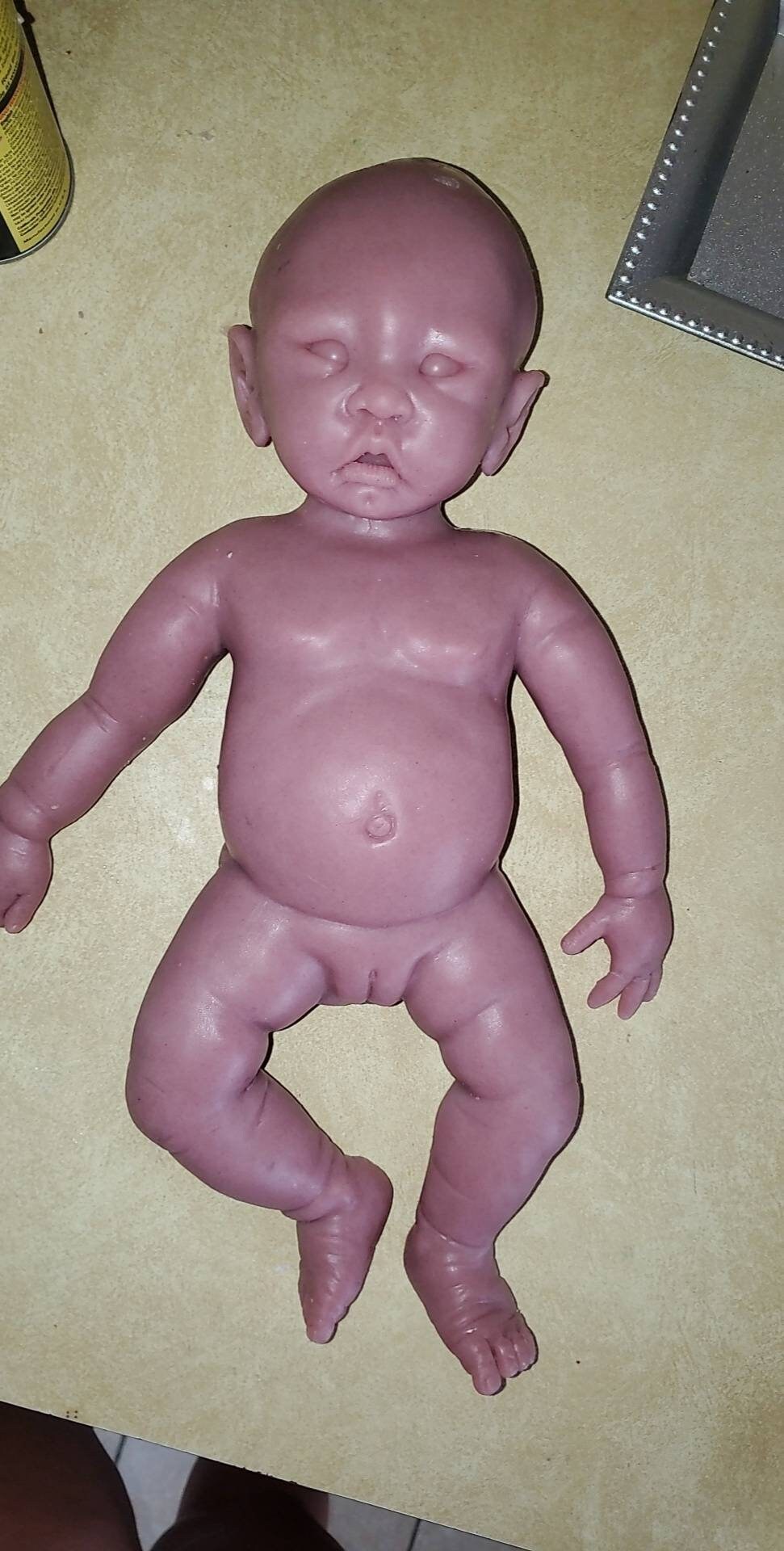 Full body silicone baby doll 17" Su Chinese baby