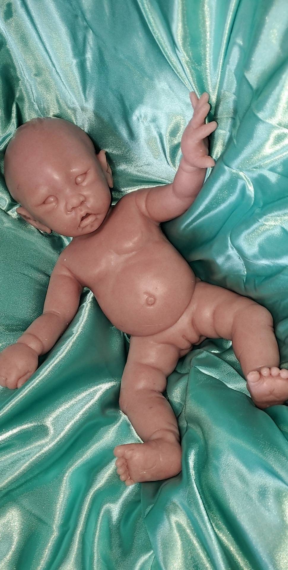 Full body silicone baby doll 17" Su Chinese baby