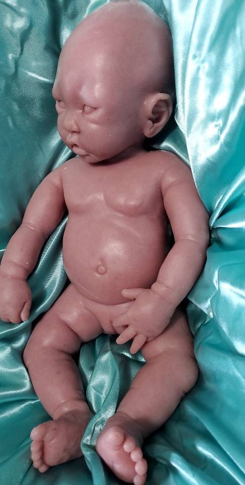 Full body silicone baby doll 17" Su Chinese baby